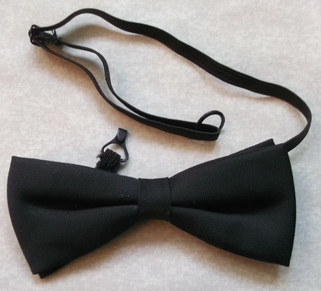 Bow Tie MENS Dickie Bowtie Adjustable Retro BLACK Vintage