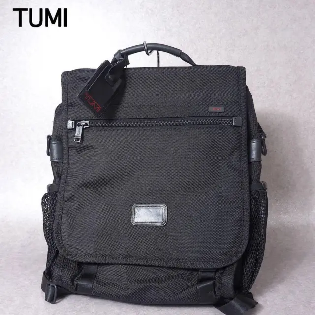 TUMI black backpack used
