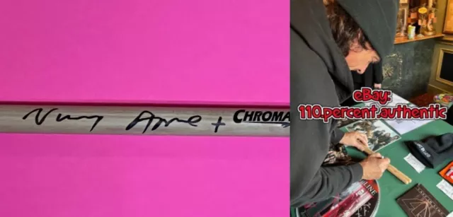 Vinny Appice Heaven & Hell Dio Black Sabbath Signed Autograph Drumstick *Proof*