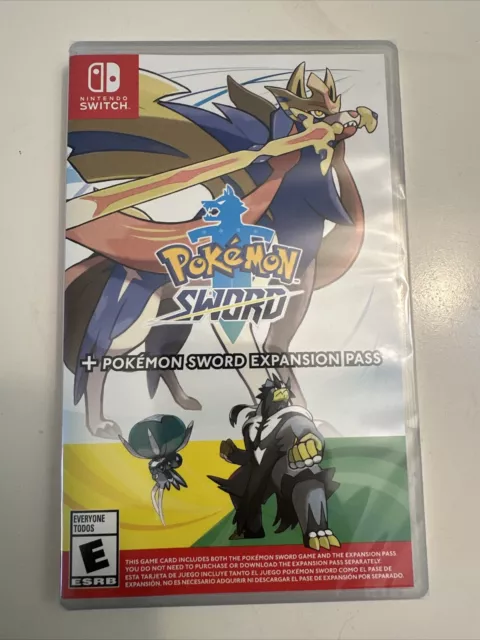 BRAND NEW Pokemon Sword Version + Expansion Pass for Nintendo Switch Fac SEALED