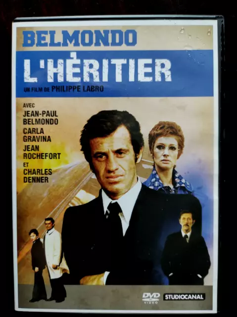 dvd "  Jean Paul  BELMONDO " L HERITIER "  studio canal