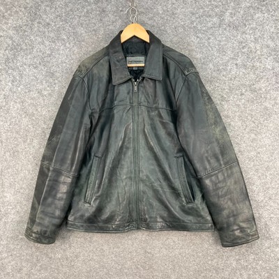 JOHNSTON MURPHY LEATHER Jacket L Large 