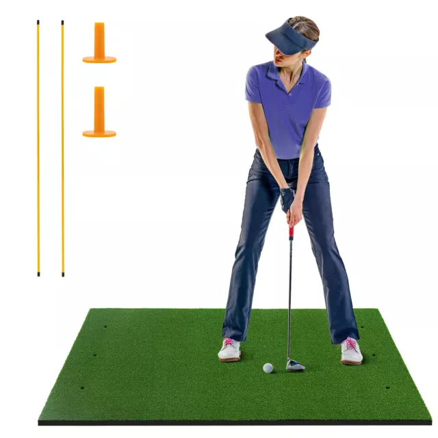 Golf Hitting Mat Artificial Turf Mat Indoor Outdoor Golf Practice Grass Mat