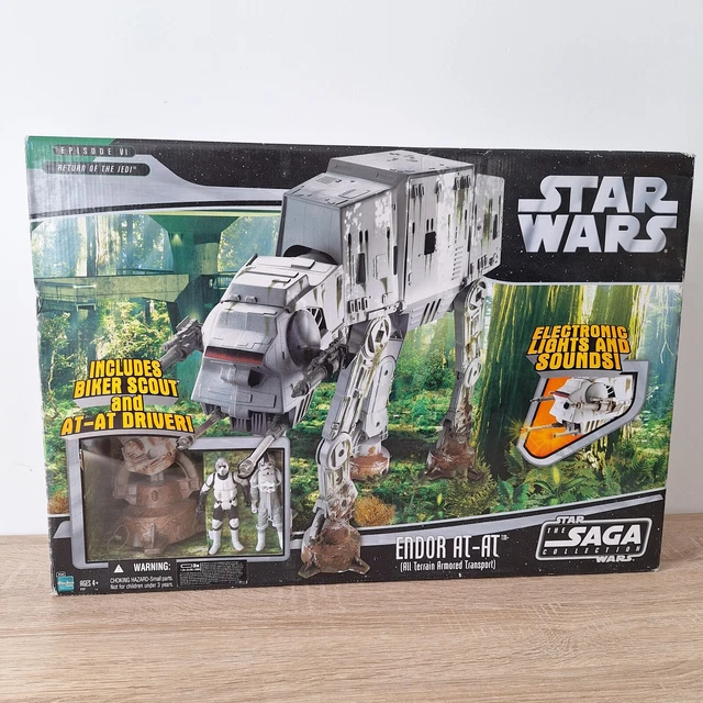 Star Wars Saga collection Vehicule Endor AT-AT Walker Biker Scout et AT-AT Pilot Star Wars Saga collection Vehicule Endor AT-AT Walker Biker Scout et AT-AT Pilot