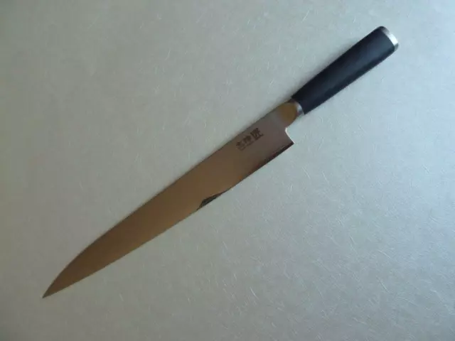 Japanisches Damast Sashimi Messer 240mm,Shikisai miyako,Yanagiba Messer