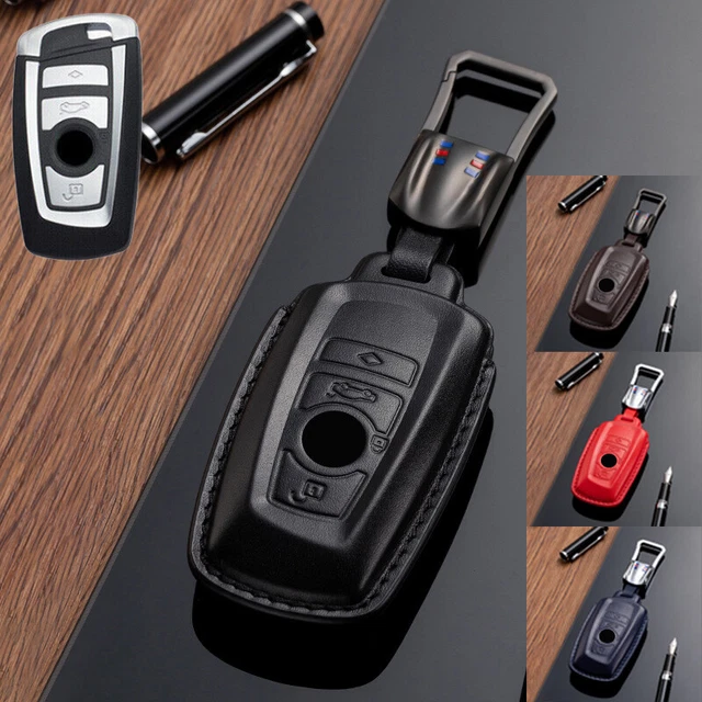 Genuine Leather Car Key Cover Case For BMW 1 2 3 4 5 6 7 X3 X4 M2 M3 M4 M5 M6