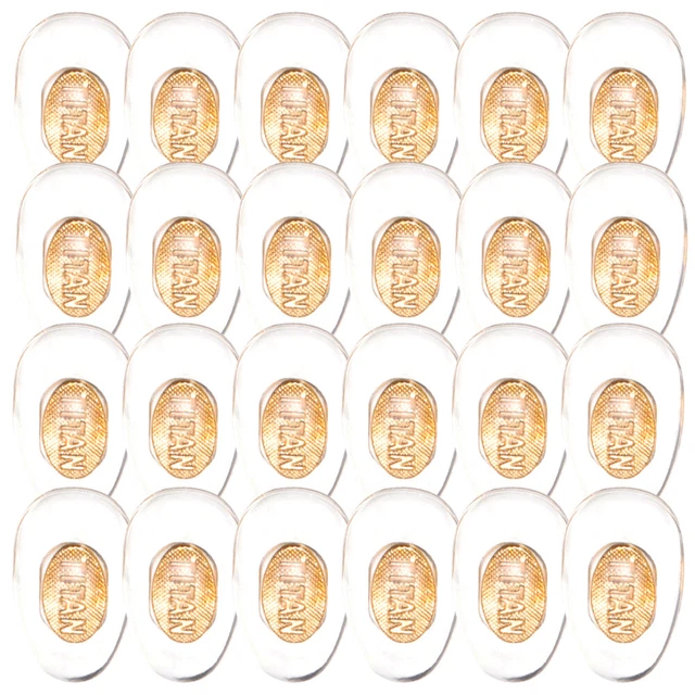25 pares de gafas almohadillas para la nariz gafas antideslizantes almohadillas para la nariz accesorios de repuesto