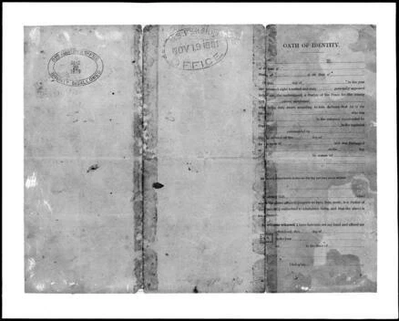Both Sides Of The Civil War Discharge Papers For Private William M - Old Photo