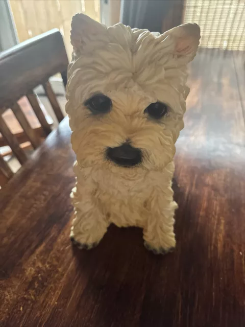 Summit Collection, Dog Figurine, West Highland Terrier, Cream Colored, INV 65696