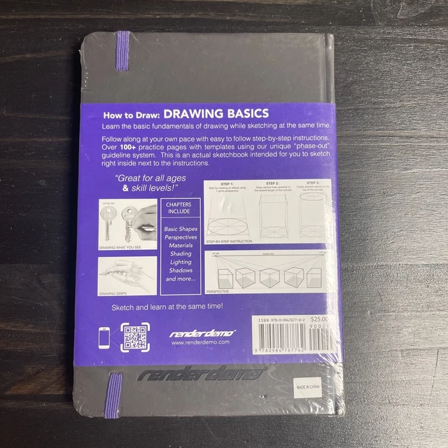 HOW TO DRAW DRAWING BASICS by Render Demo Guide and Sketchbook in One ...