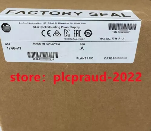 New Factory Sealed AB 1746-P1 SLC 500 PLC Power Supply Rack Module 1746P1