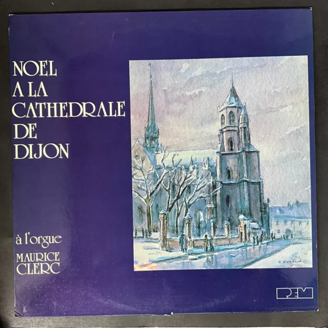 Noel A La Cathedrale De Dijon, Maurice Clerc, Organist, Vinyl LP, VG+