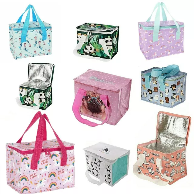 Childrens Kids Adult Lunch Bags Insulated Cool Bag Picnic Bags School Lunch Box