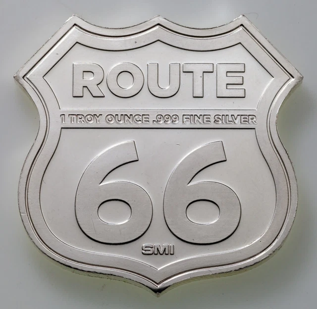 ROUTE 66 1 oz Silver - California Santa Monica Pier By SMI $145.88