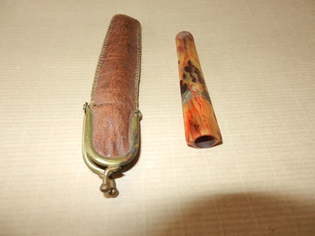 Ancienne flasque à alcool - Contemporain - Cuir, Métal - Catawiki