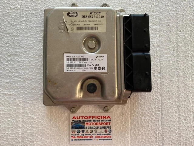 Centralina Motore Fiat Panda Iii (312_319) 1.3 Euro 6 2012-2022, 55272584 Centralina Motore Fiat Panda Iii (312_319) 1.3 Euro 6 2012-2022, 55272584