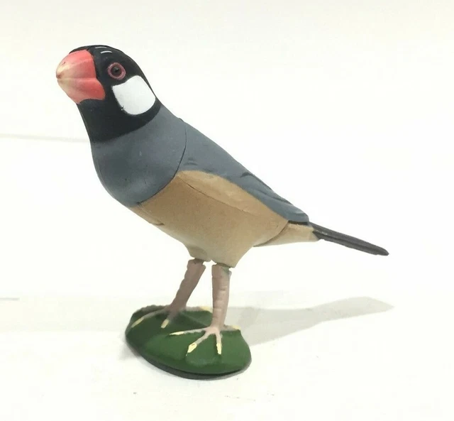 Figurine Miniature Réaliste D'animal Kaiyodo Choco Q - Chien/papillon Noir, Japon, Occasion