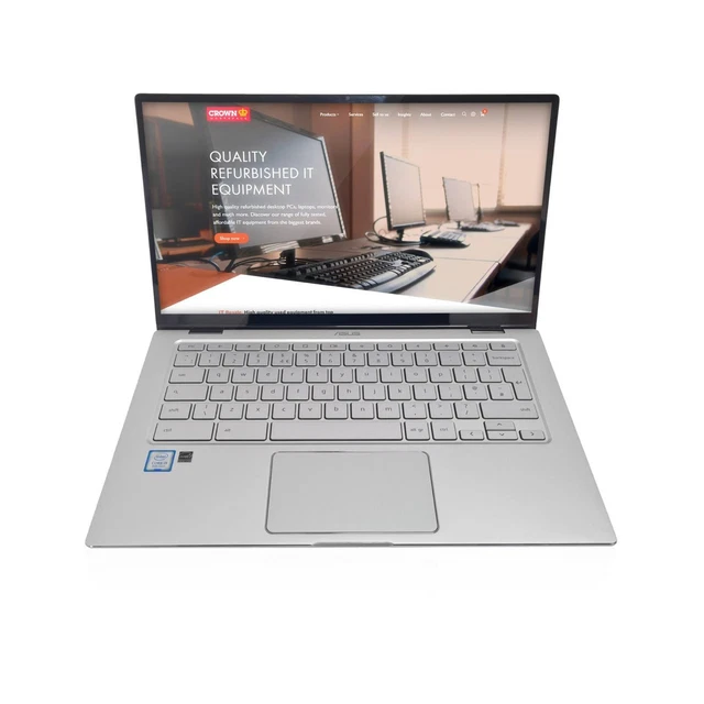 ASUS Chromebook C433TA 14 Pouces - Core I5, 8Go RAM, 128Go EMMC, Argent