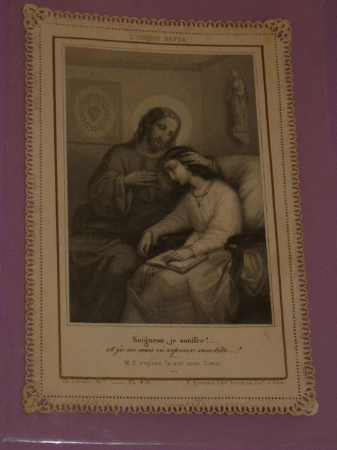 IMAGE PIEUSE CANIVET dentelle a volet Mes souhaits au sacre