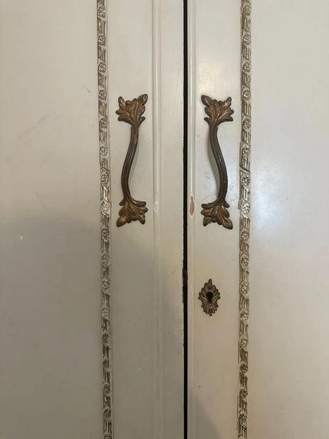 Olympus Antoinette French Louis XV Style Double Wardrobe Cream 2