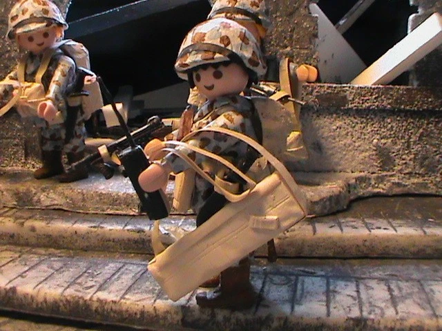PLAYMOBIL PERSONNALISÉ US Marine 1St Bataillon 2Nd Brigade