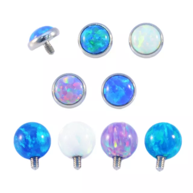 Opal Dermal Anchor Top Micro Dermal Head Suitable For All Internal Threaded Bars