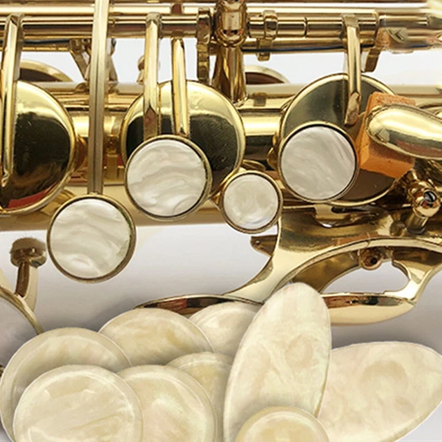 TAMPONI PADS CUSCINETTI SAX CONTRALTO IN PELLE DELUXE 25 PEZZI SAXOFONO
