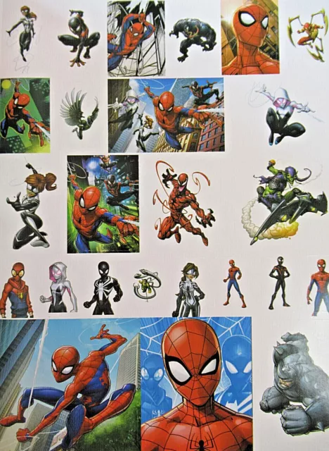 Marvel Spiderman Disney Mega Malbuch DIN A4 ca. 120 Malvorlagen und 25 Sticker 3