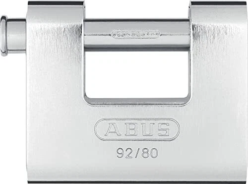 ABUS 92/80 KD All Weather Solid Brass with Steel Jacket Monoblock Keyed Diffe...