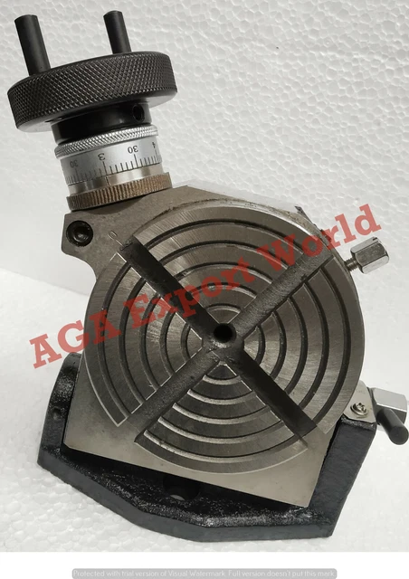 Tilting Rotary Table 4" / 100 Mm Centering Independent Backplate Tilts 90 Degree