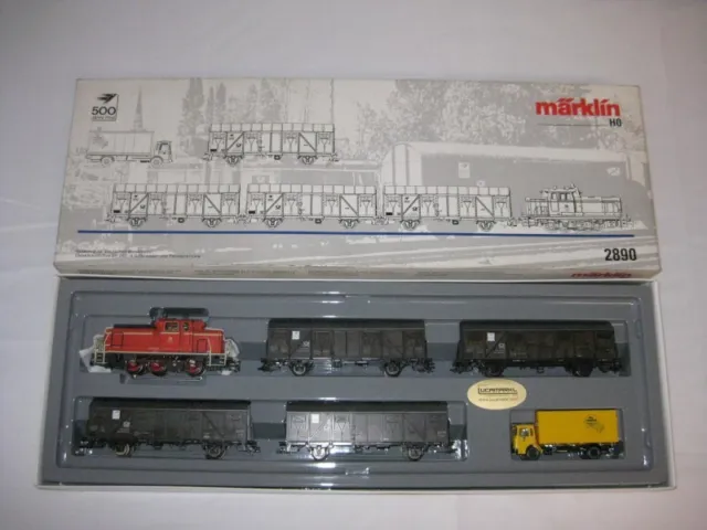 Märklin HO 2890 DB deutscher Paketpost-Güterzug für 500 Jahre Post, DELTA #c011