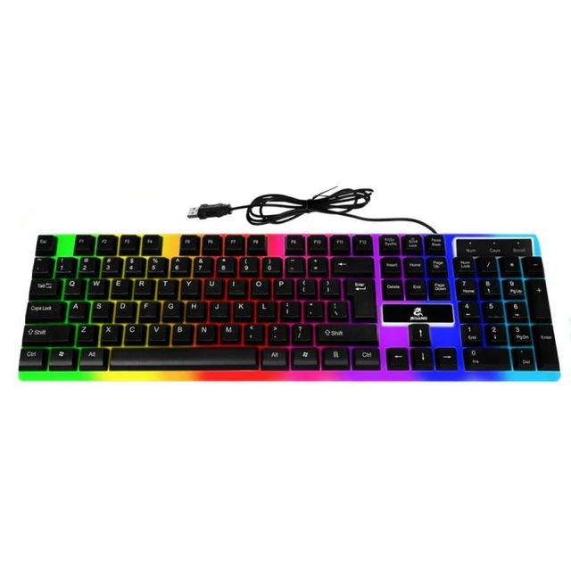 Ensemble Clavier Et Souris Gaming RGB LED Rétroéclairé - Clavier à Membrane - Neuf