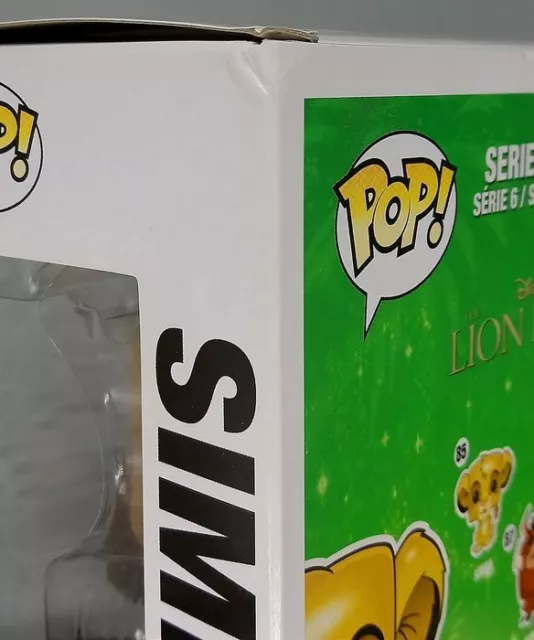 Funko POP #85 Simba - Flocked - Disney Lion King Damaged Box with Protector 3
