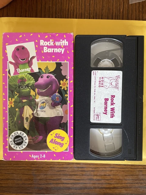 BARNEY & FRIENDS Rock With Barney VHS Tape 1990 Protect Our Earth Sing ...