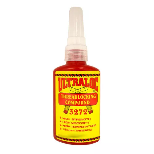 Ultraloc Threadlocking Compound Red - Anaerobic High Strength - High Temp - High