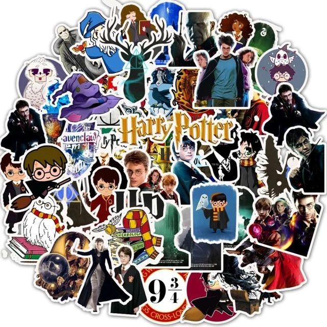 HARRY POTTER WIZARD Sticker Stickers 50 Pack Set Sticker Matte finish