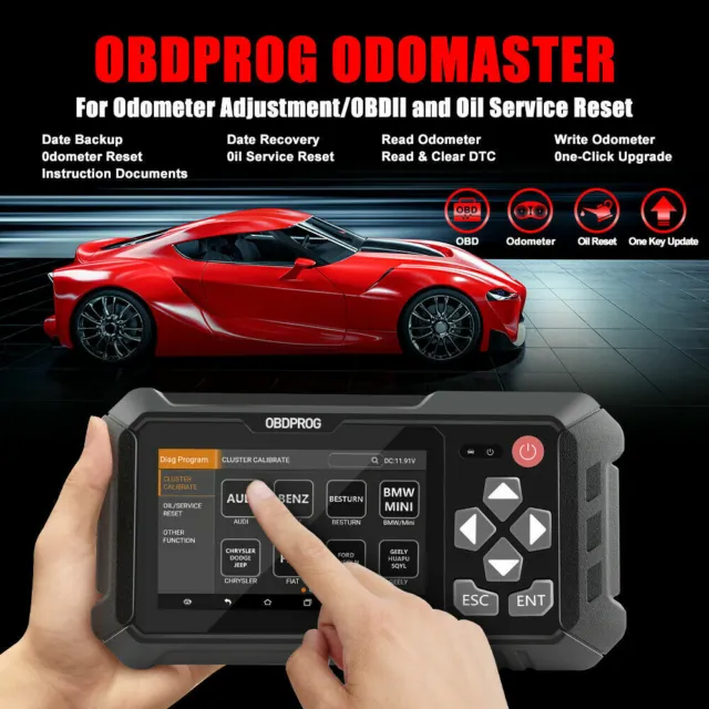 OBDPROG M500 Mileage Odometer Correction Diagnostic Oil Reset Tool Code Reader 3