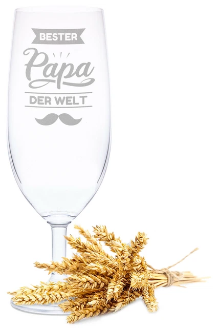 Personalisierte Forest Flasche Bester Papa der Welt - Made In Gift