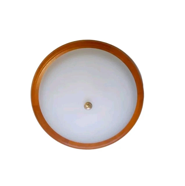 Plafoniera Tonda Applique in Vetro Da Soffitto 1 Luce 25 Cm