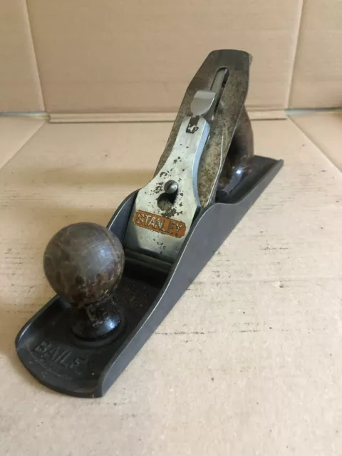 Vintage Stanley Bailey No.5 Plane Carpentry Tool Made in England