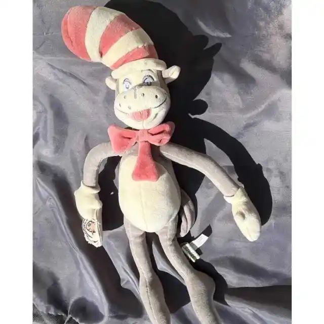 Cat in The Hat Dr. Seuss Plush Stuffed Animal My Natural Dyes Organic Cotton 9"