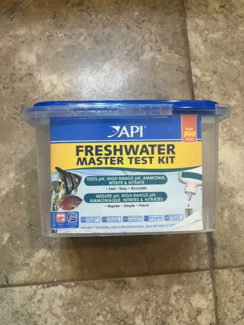 API Freshwater Master Test Kit With Tube Stand And Extra Tube Used