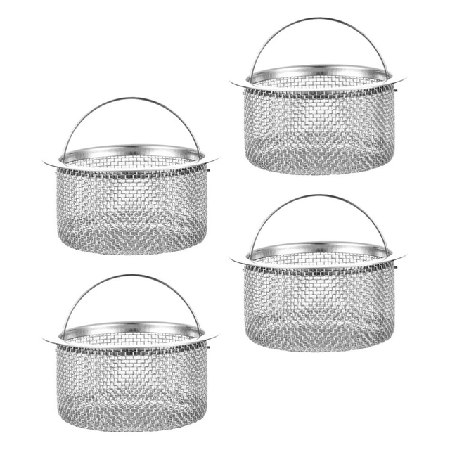 4 pz setaccio lavabo scarico in griglia metallica filtro acciaio inossidabile