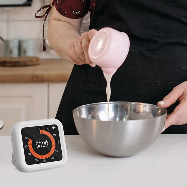 ROTARY TIMER SMART Silent Visual Analog Timer For Kitchen Indoor ...