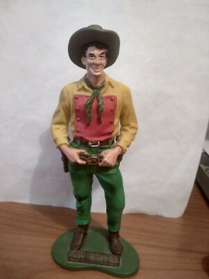 Statua Resina Hachette Kit Carson Serie Tex Willer Ottime Condizioni 