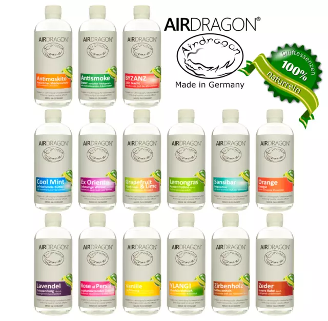 AIRDRAGON® 1L Nachfüllflasche für katalytische Lampe wie Berger Luftreinigung