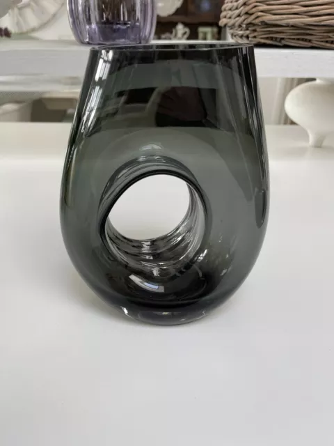 Smokey Glass Vase