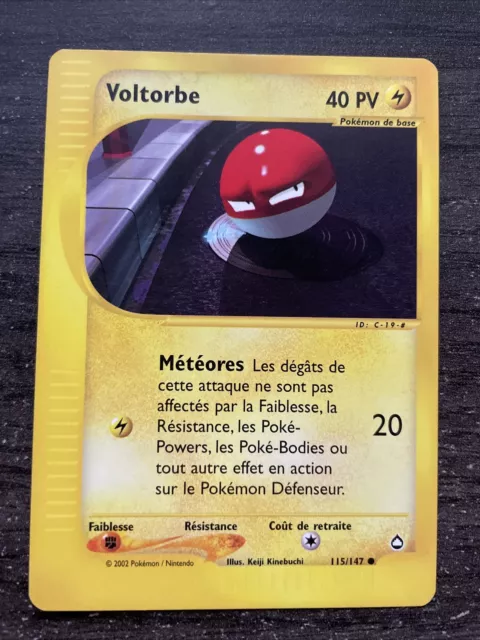 Voltorbe Commune - Pokemon 115/147 Aquapolis Proche Du Neuf Fr