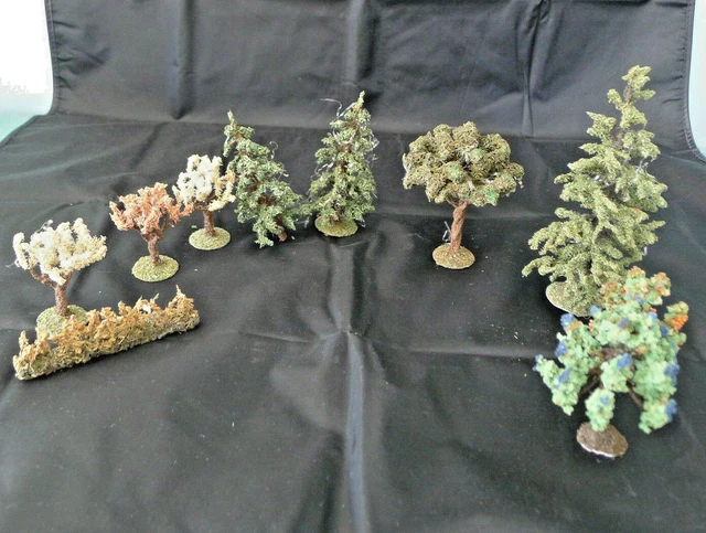 JUNUNDJING 38 Alberi Modellismo, Albero Del Diorama Modellismo Plastic, Alberi Modello Misto, Modello Alberi In Miniature, Per Modellismo Ferroviario Erba Modellismo Wargames Da Tavolo - Foto 10