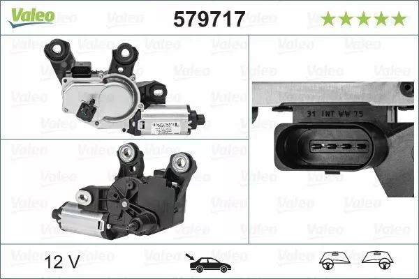 VALEO (579717) Wischermotor hinten für AUDI